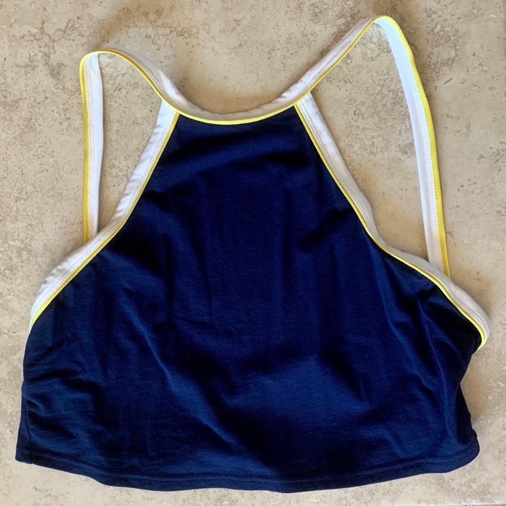 UO cropped halter top